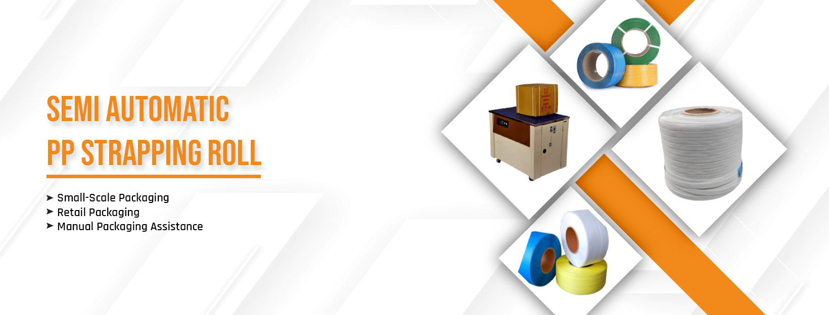 Semi Automatic PP Strapping Roll